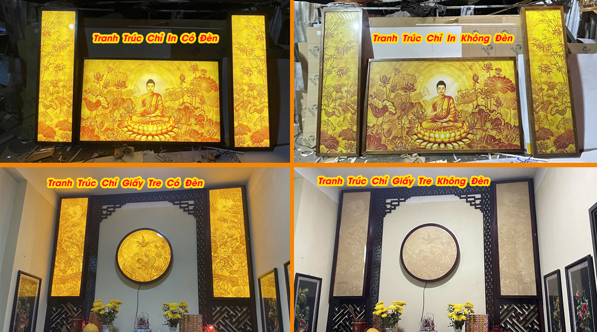 Cách Phân Biệt Tranh Trúc Chỉ Giấy Tre Và Tranh Trúc Chỉ In 2 phan biet tranh truc chi va tranh truc chi in